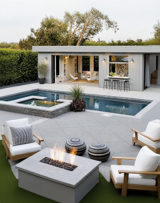 Modern Pool House