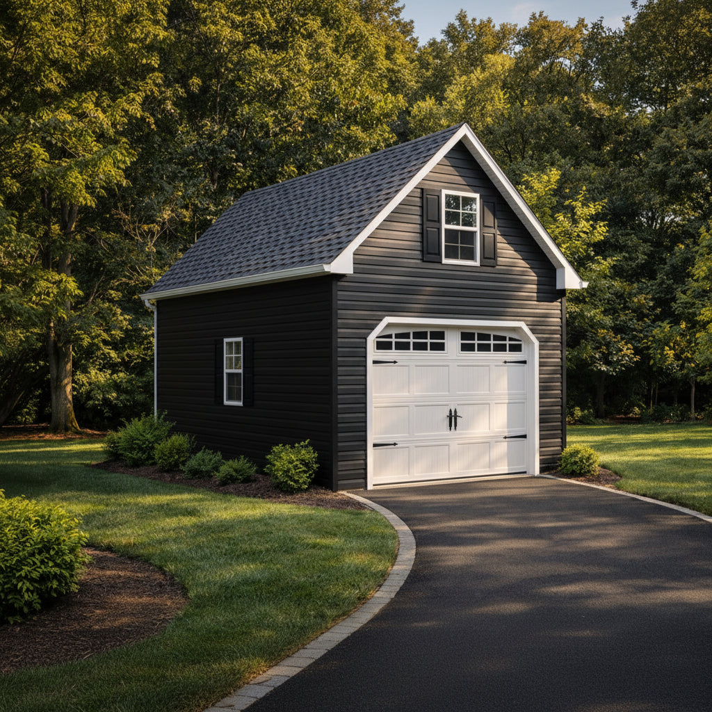 2-Story Single A-Frame Garage
