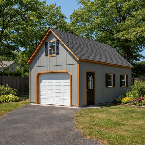 2-Story Single A-Frame Garage