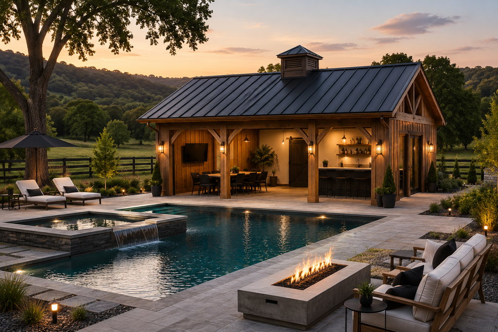 The Grand Timber Pool House