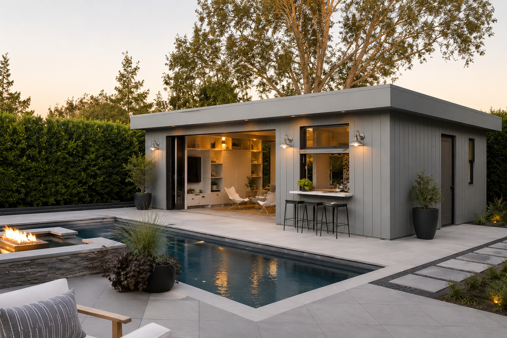 Modern Pool House